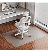 Delamu 36"×48" Office Chair Mat for Hardwood Floor, Heavy Duty Hard Floor Protector for Chairs, A...