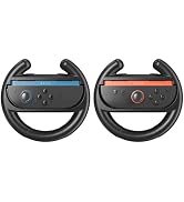 WEOTOO Steering Wheel Compatible with Switch 2 JoyCon Controller, 2 Pack Racing Wheels Compatible...