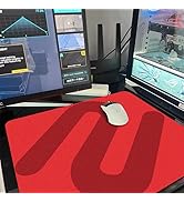 YUGMCOCE Large Gaming Mouse Pad, Water Resist Non-Slip Mousepad Rubber Desk Mouse Pad with Stitch...