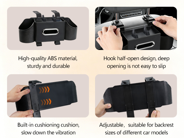 3-in-1 Car Backseat Organizer