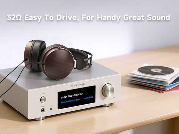 32 ohm easy-to-drive headphones, compatible with PC, amplifier, guitar amp, and piano keyboard