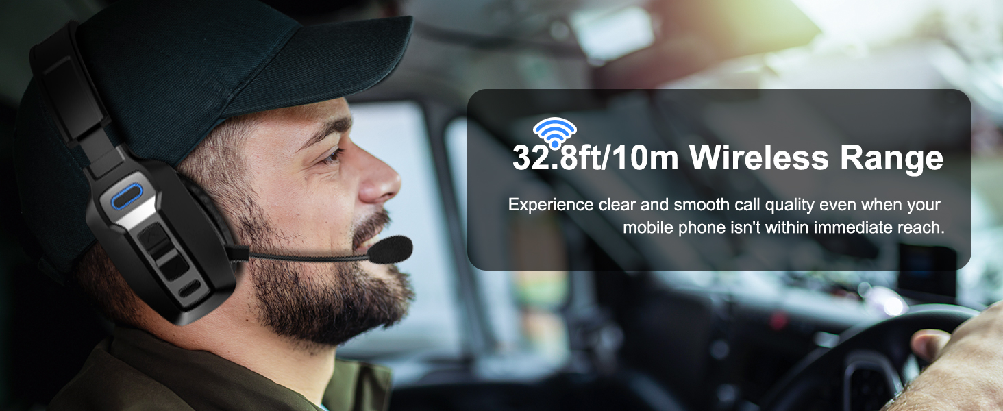 Bluetooth Headset for Truck Drivers 8