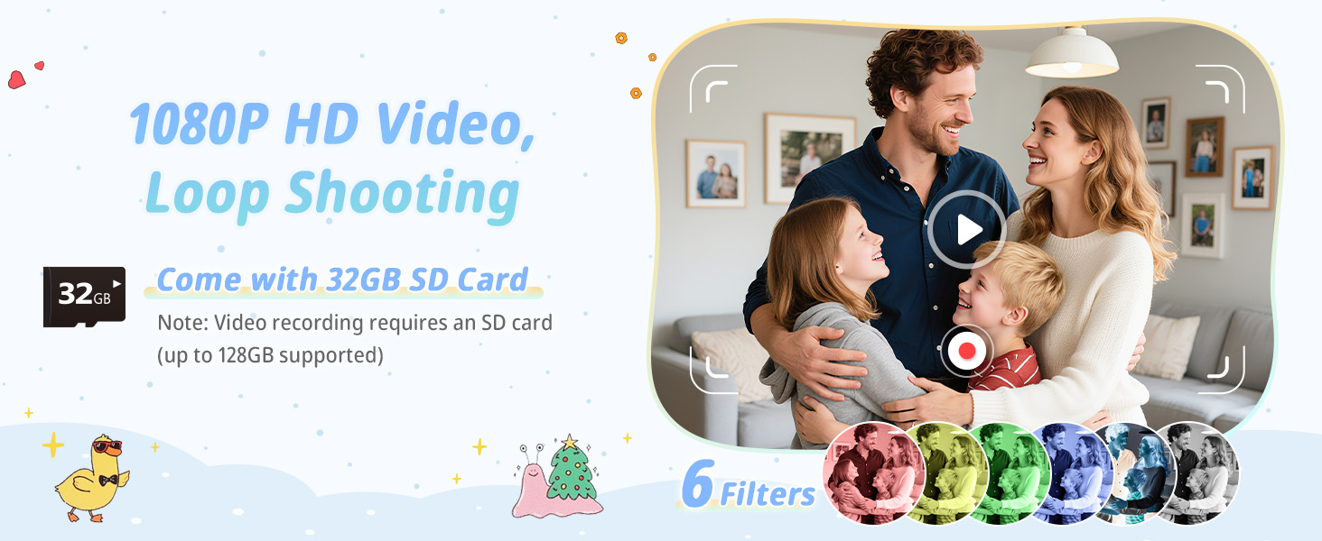 print camera for kids