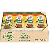 Nestle Coffee mate Coffee Creamer, Zero Sugar Hazelnut, Liquid Creamer Singles, Non Dairy, No Ref...