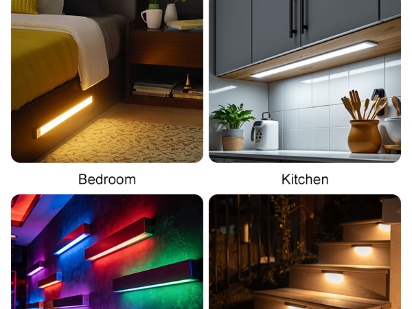 12 Pcs Under Cabinet Lights Magnetic stickys