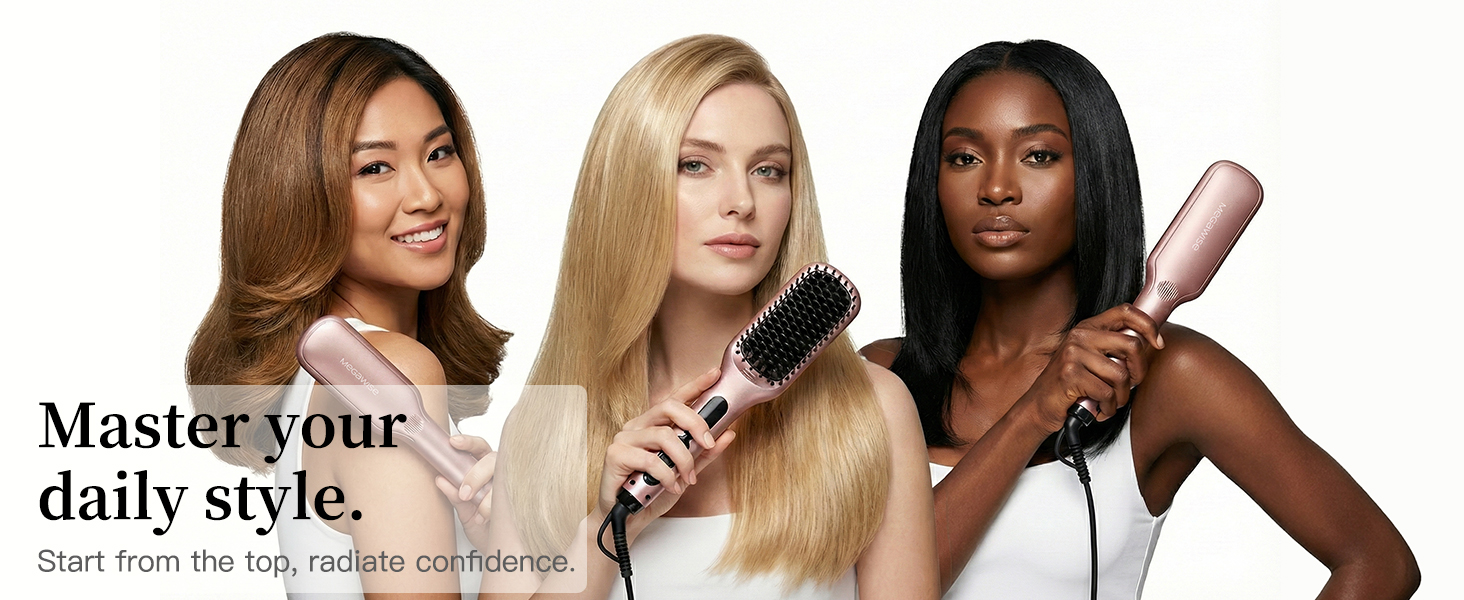 hair straightener brush