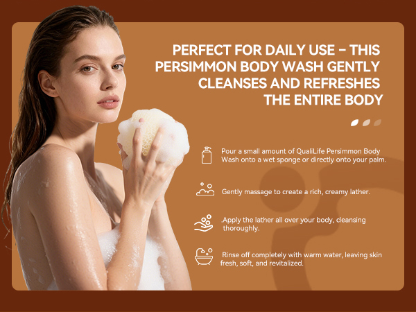 persimmon body wash