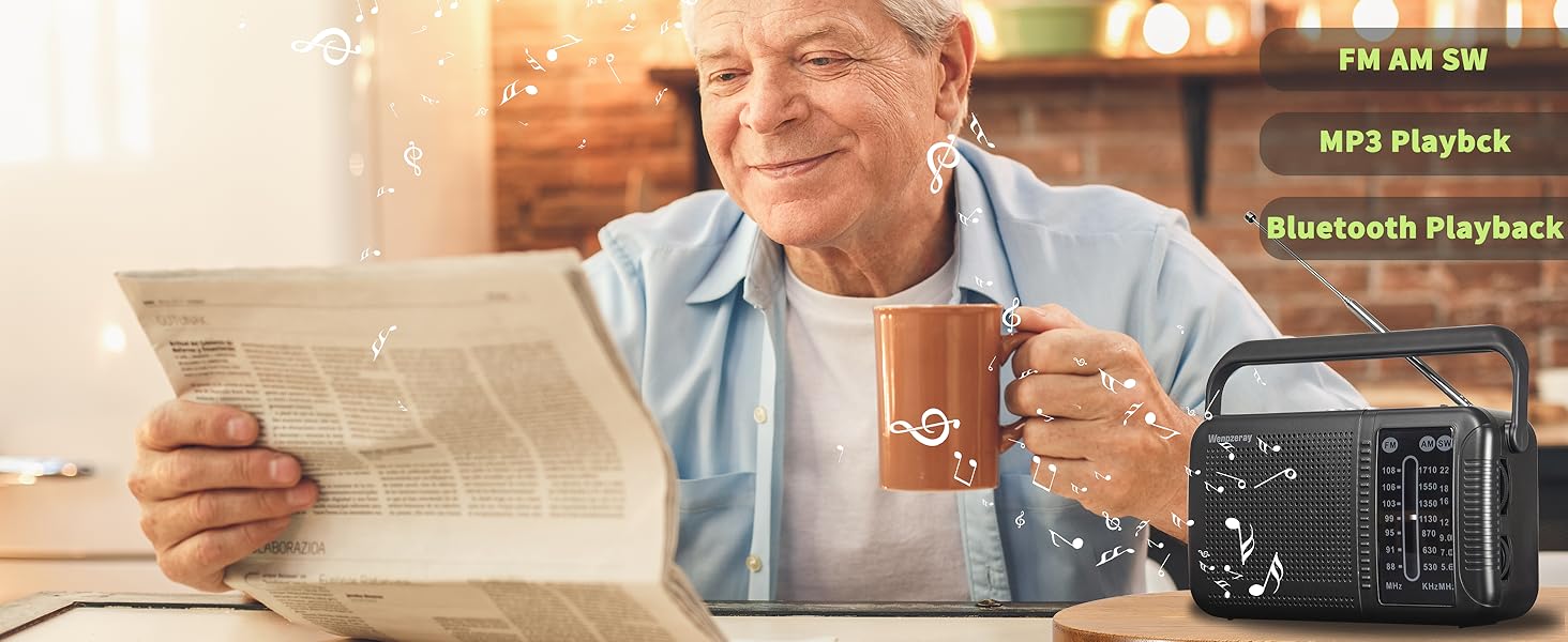 D219 has 3 bands FM/AM/SW and Bluetooth playback, MP3 playback functions