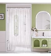 AmazerBath Shower Curtain Liner, 60x72 Clear Shower Curtain Liner, Waterproof Plastic Shower Line...