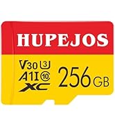 HUPEJOS 256GB Memory Card, Full HD, SD Card for Dash Cam V7/V8 Series
