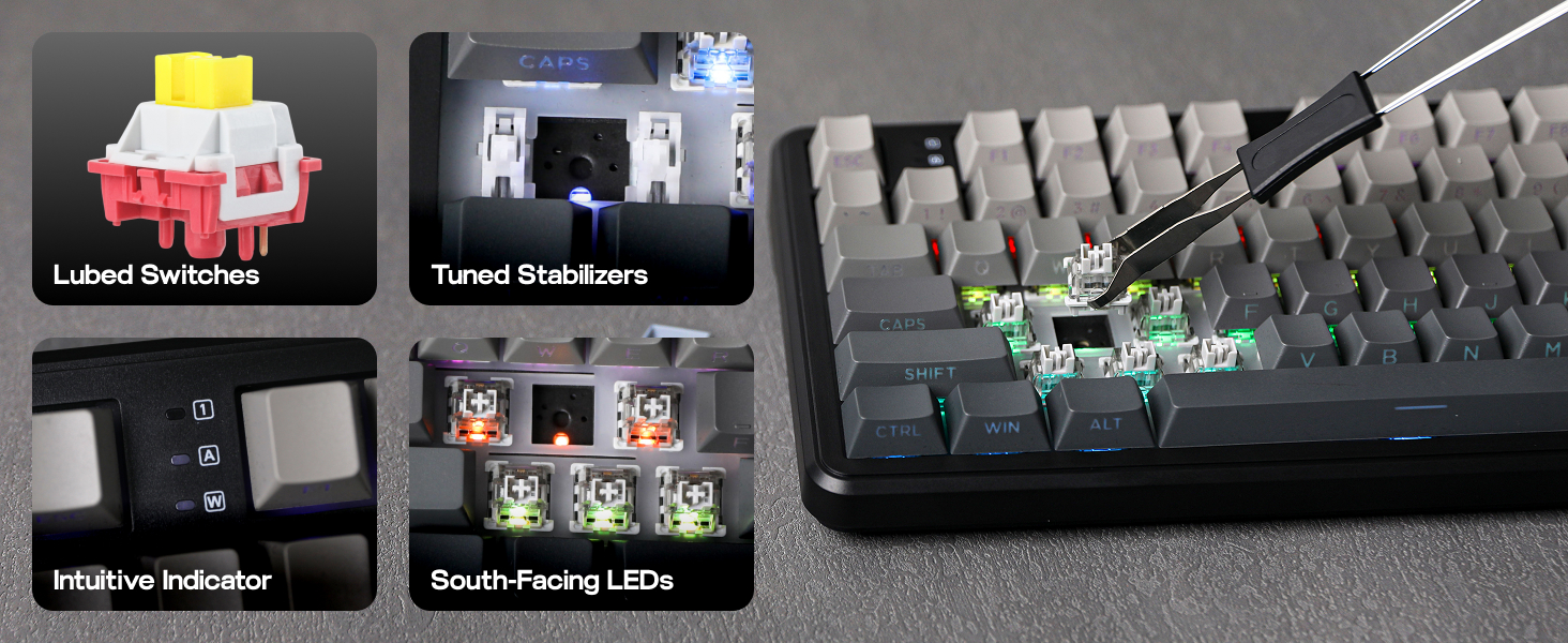 F108 Wireless Gaming Keyboard