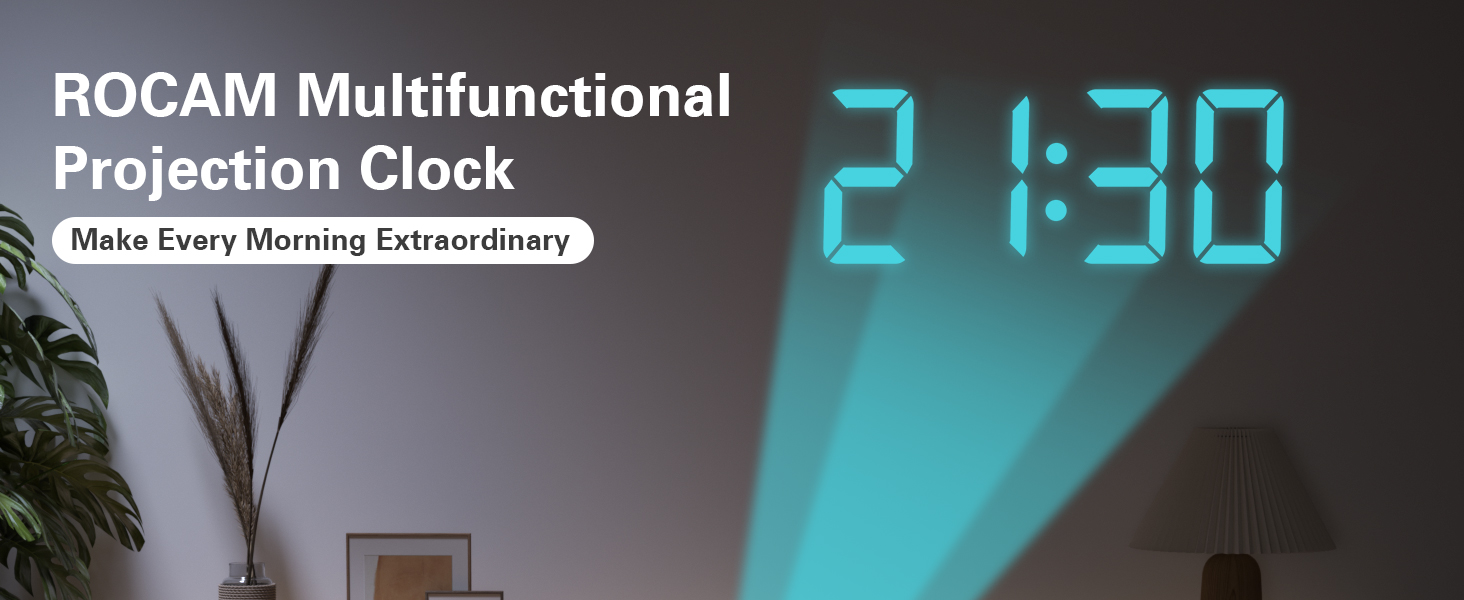 projection alarm clock
