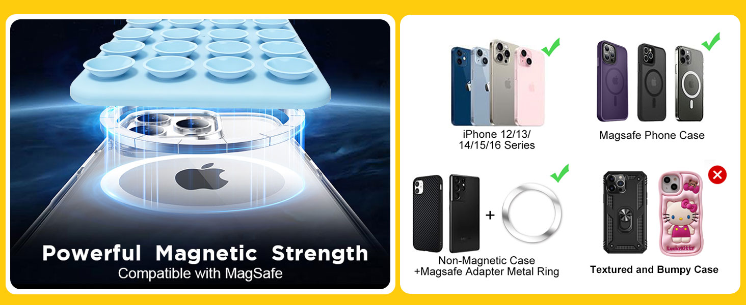 magnectic suction phone