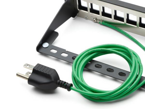 trueCABLE Shielded Ethernet Patch Panel Bond &amp;amp; Ground Extension Wire Adapter