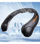 Upgraded Portable Neck Fan with Neck Brace, 5 Speeds, Lightweight, Hands-Free, Bladeless, All-Aro...