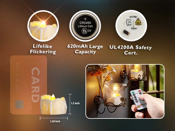 remote control tea lights