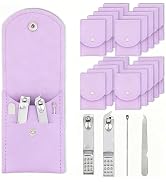 RISESAILS 20-Piece Complete Nail Care Kit, Professional Manicure Set with Stainless Steel Tools f...