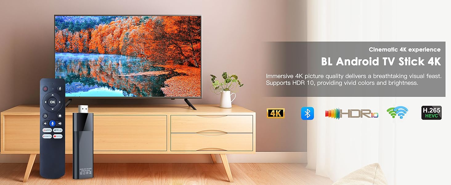 BL Android TV Stick 4K 2GB 16GB