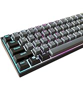 Kraken Keycaps - STEALTH EDITION RGB Backlit Keycap Set - Black & Grey Doubleshot PBT Keycaps for...