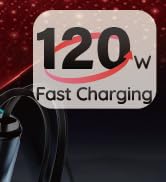 Starlight Retractable Car Charger, Max 120W 4 in 1 Car Accessories with Starlight, Retractable Fa...