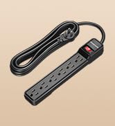 DEWENWILS 6-Outlet Power Strip Surge Protector, 15FT Long Extension Cord, Low Profile Flat Plug, ...