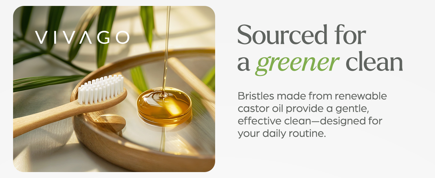 Plant based bamboo toothbrushes soft