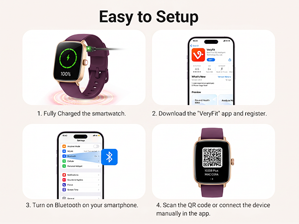 easy to set up smart watch