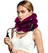 Neck Stretcher,Inflatable Cervical Traction Neck Device,Neck Relief Tool,Adjustable Cervical Brac...