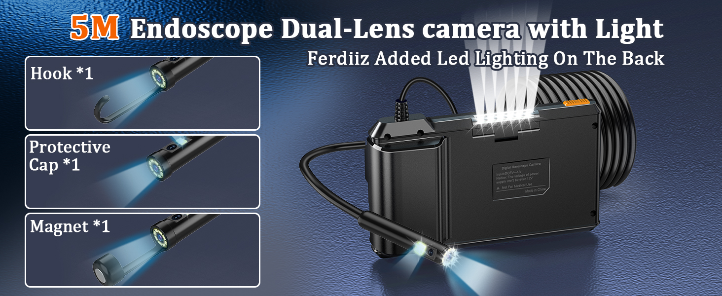 Endoscope Camera with Light