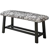 Donext Storage Bench, Linen with Upholstered Entryway Bench, Storage Bench for Hallway, Living Ro...