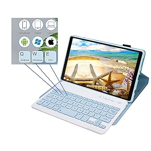 Lrufodya Keyboard Case for Samsung Galaxy Tab A7 Lite 8.7" 2021 002