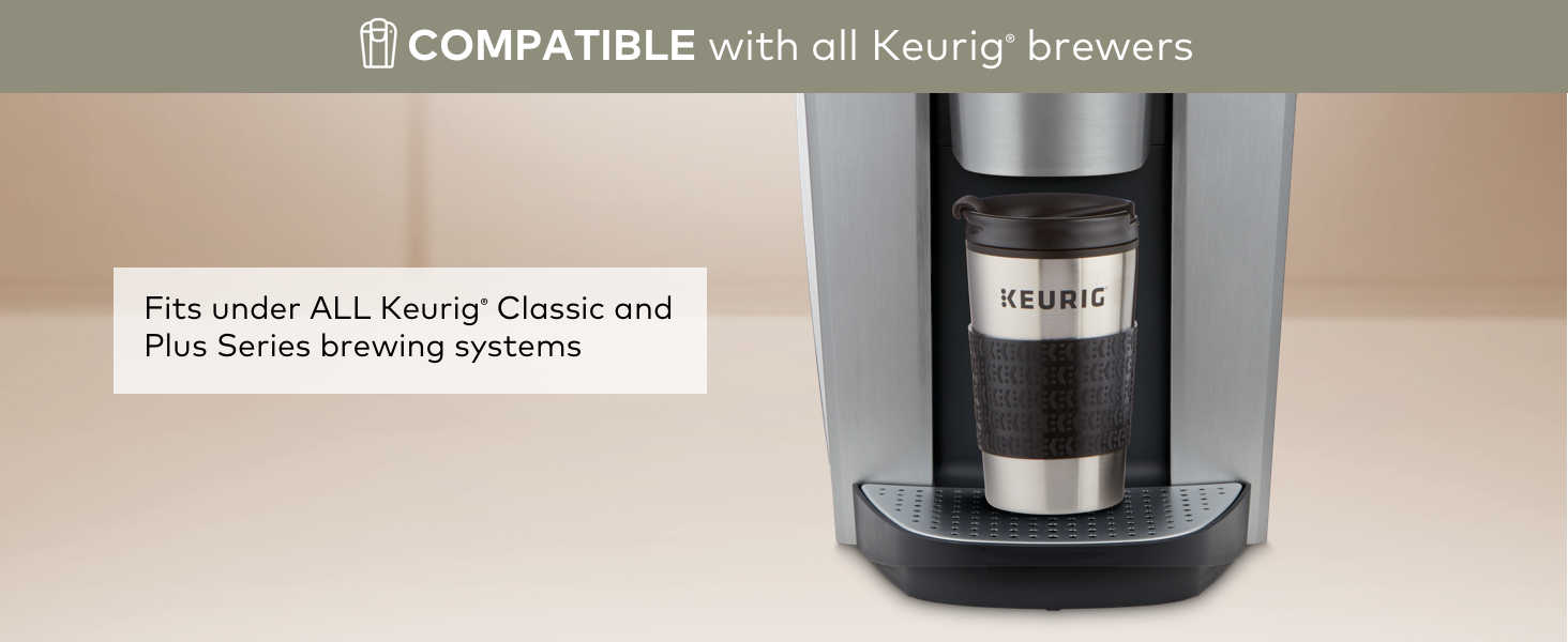Keurig travel mug, mini travel mug, 12oz travel mug, keurig mug, keurig cup, k-cup pod mug