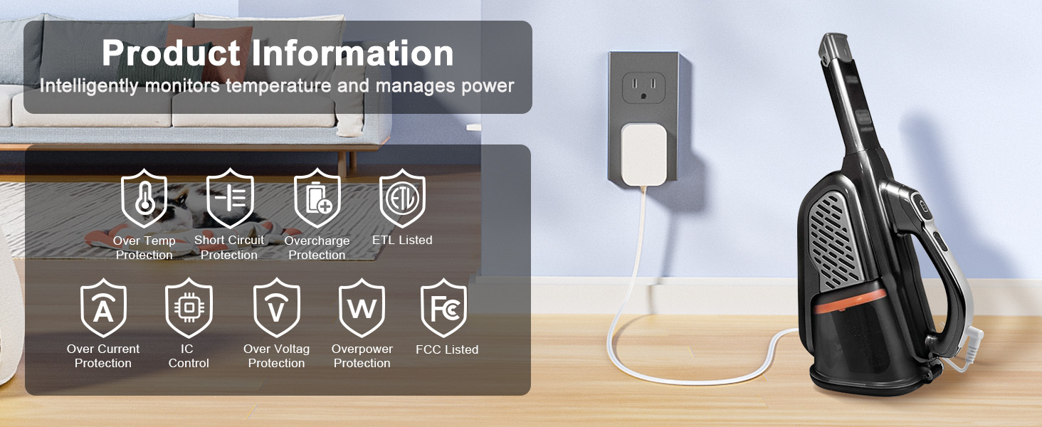 Black Decker vacuum charger