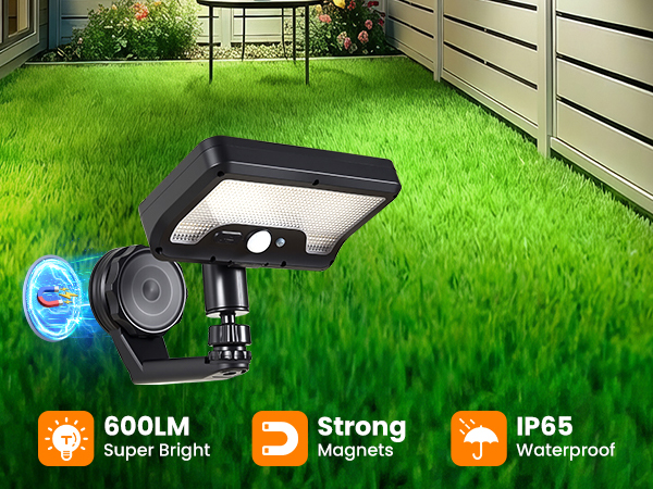 magnetic solar lights