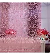 Ga-Geetopia EVA Pink Thin Shower Curtain Liner, Pebble Pattern 72x72 Inch Lightweight Plastic Bat...