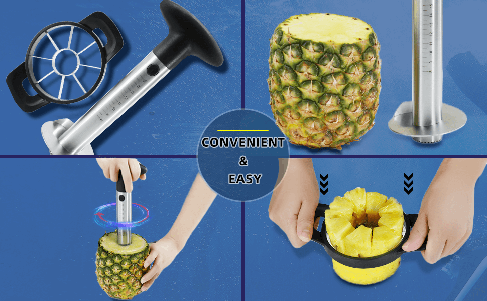 Newness Pineapple Corer and Slicer Tool