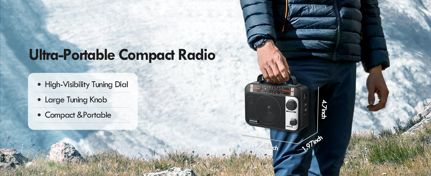 am fm radio portable