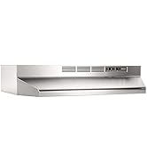 Broan-NuTone 413004 Non-Ducted Ductless Range Hood with Lights Exhaust Fan for Under Cabinet, 30-...