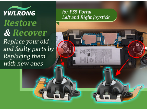  Left/Right Joysticks for PS5 Portal 