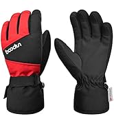 TRIWONDER Kids Winter Snow Ski Gloves Waterproof Touch Screen Cold Weather Gloves Boys Girls Snow...