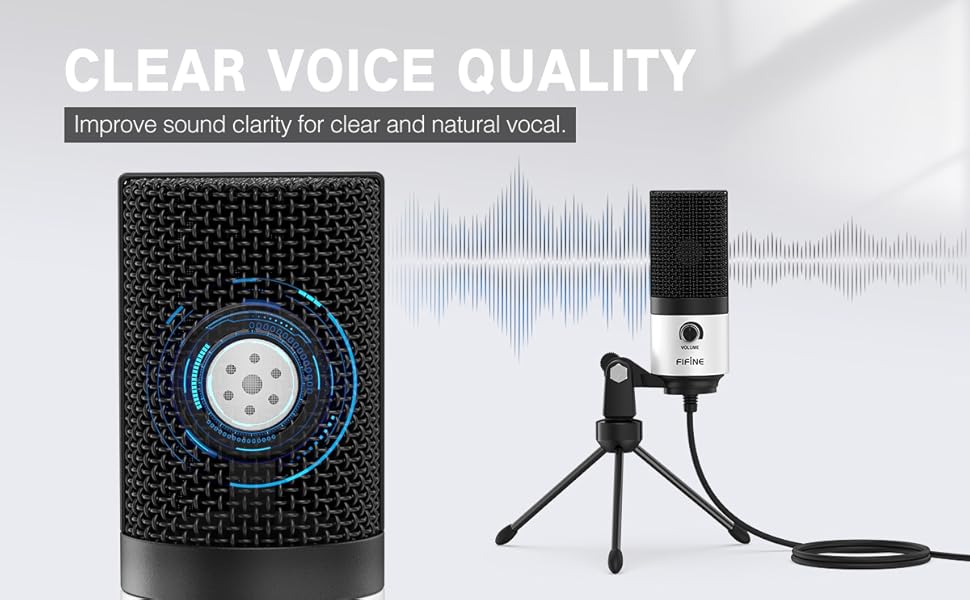 vocal voice over recording microphone for usb pc laptop