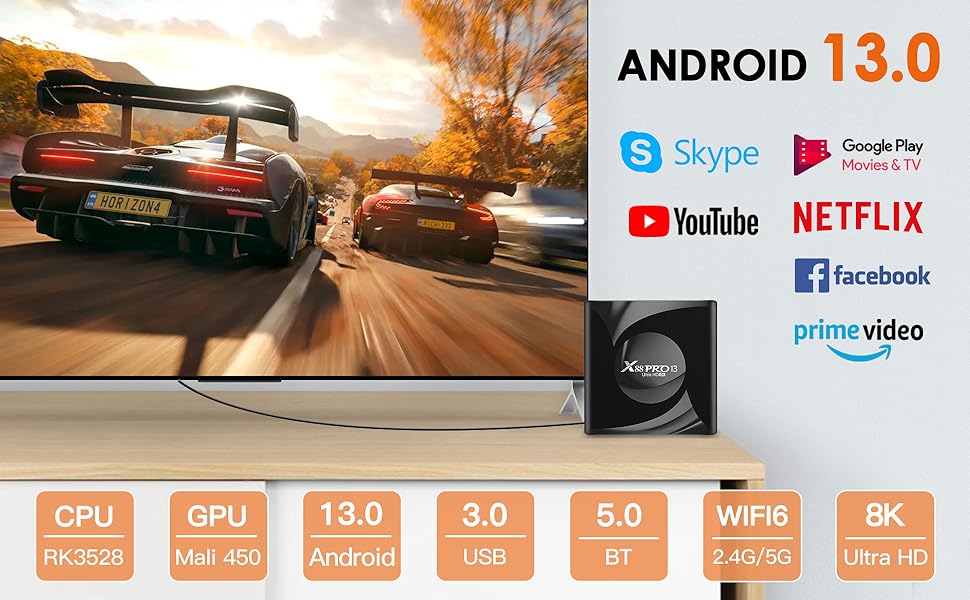 Super Android 13.0 tv box