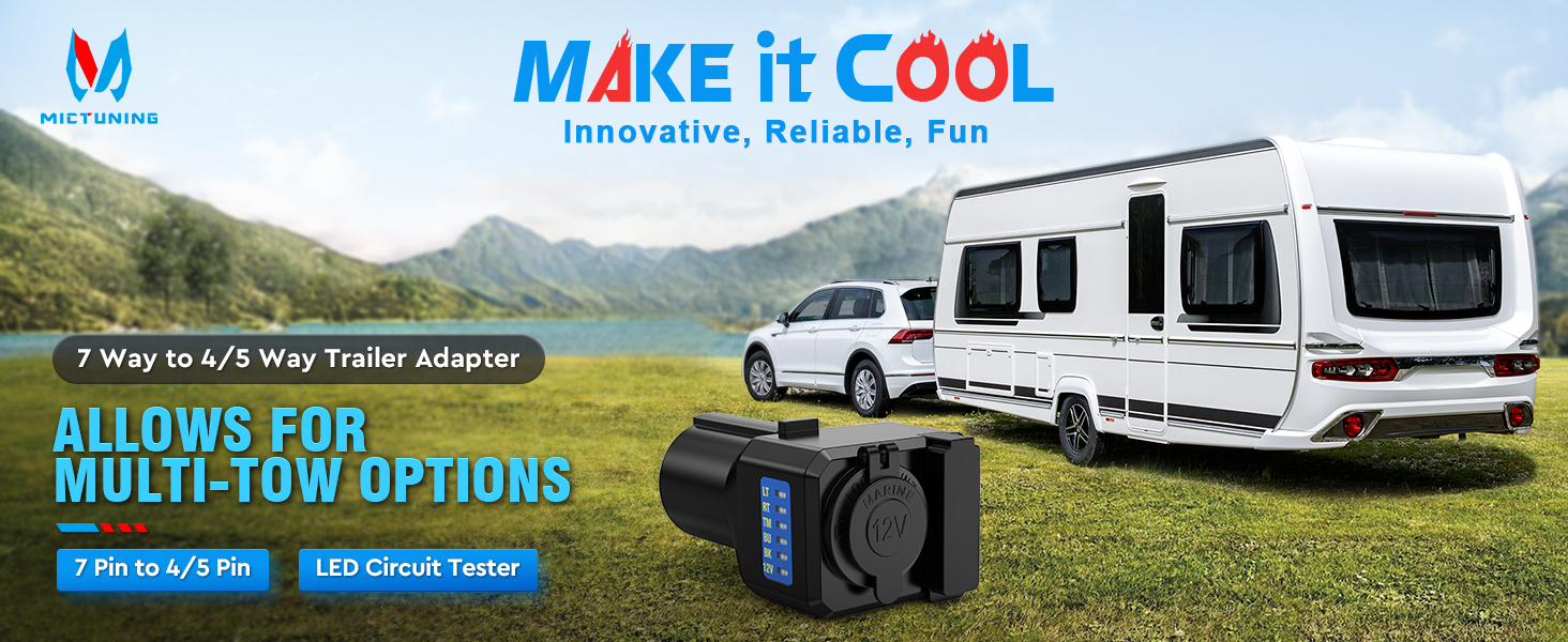 7 way to 4/5 way trailer adapter