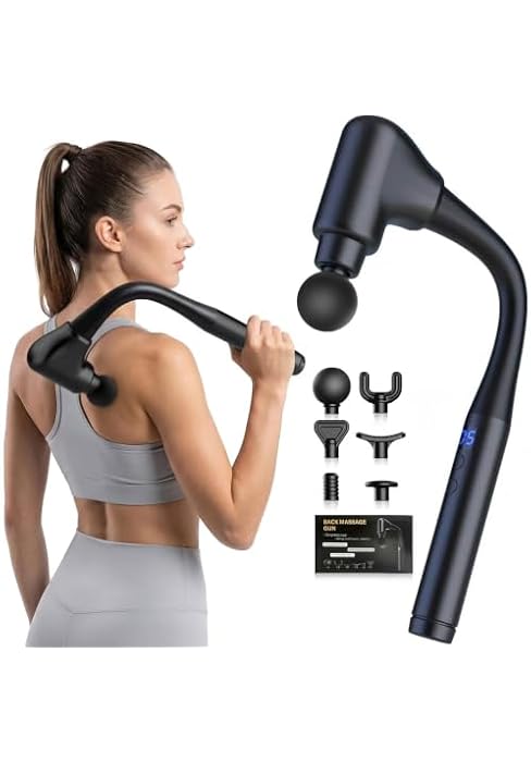 AERLANG Massage Gun Extension Handle Massager Christmas Birthday Gifts | Back Massager Deep Tissu...