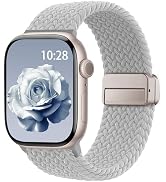 Braided Stretchy Band Compatible with Apple Watch Bands 38mm 40mm 41mm 42mm 44mm 45mm 46mm 49mm W...
