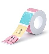 NIIMBOT Thermal Stickers, 200 Round Labels for B21/B1/B3S Label Printer, 1.34'' x 1.34''(34x34mm)...