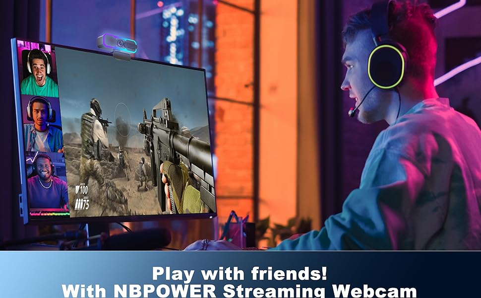 Enjoy fun with your game webcam for streaming 