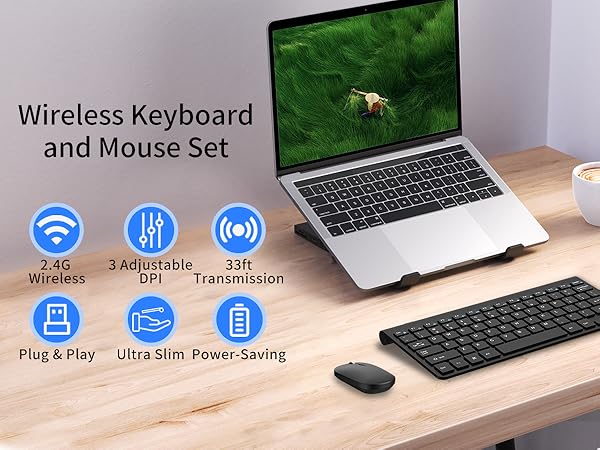 Wireless Keyboardand Mouse Set