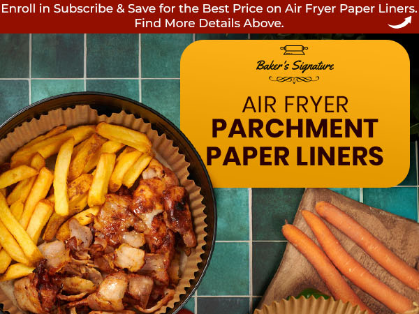 Circular air fryer liners designed to fit round baskets for cleaner everyday cooking.