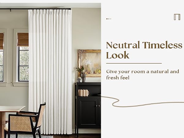 pleated linen curtains